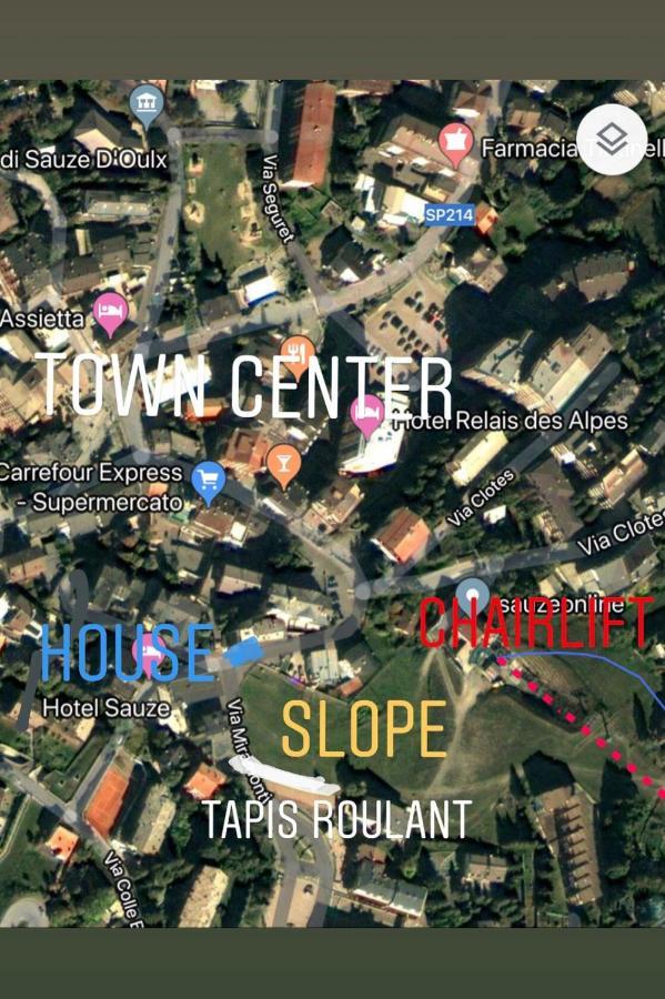 The Closest Location To The City Center And Chairlift Oulx Exterior foto